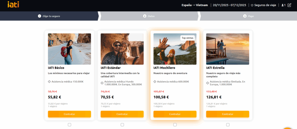 el mejor seguro de viaje con 5% de descuento