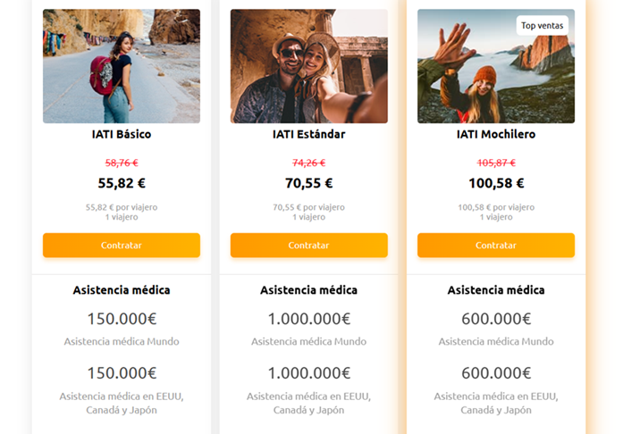 el mejor seguro de viaje con 5% de descuento